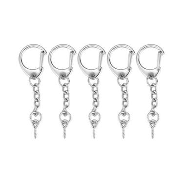 Imagem de Conector Em Forma De C Para Chaveiro Com Fecho Lagosta, 510 Peças, Ace