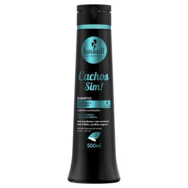 Imagem de Shampoo Cachos Sim Haskell 500ml  Limpeza suave e cuidado profundo par