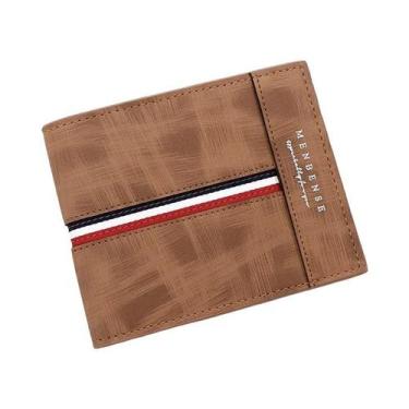 Imagem de Carteira Masculina Fina De Couro Pu, 2023, Porta-cartões Curto, Bolsa 