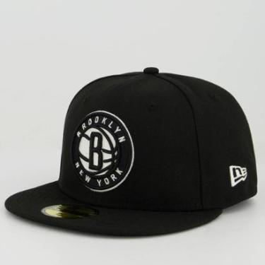 Imagem de Boné New Era NBA Brooklyn Nets 5950 Preto-Unissex