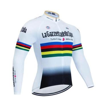 Imagem de Camisa De Ciclismo Masculina Preta De Manga Longa 2024 Outono MTB Roup