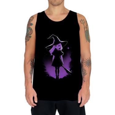 Imagem de Camiseta Regata Bruxa Halloween Púrpura Festa 13 - Kasubeck Store, INF