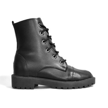 Imagem de Coturno Godiva Solado Baixo Feminino Preto-Feminino