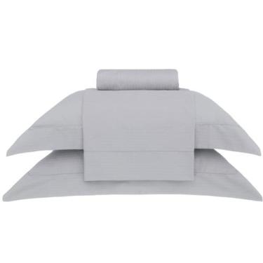 Imagem de Jogo de Cama Casal 300 Fios Buddemeyer 04 Peças Damask Stripes, Damask
