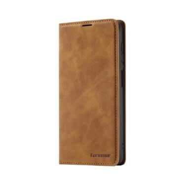 Imagem de Capa Carteira De Couro Samsung Galaxy S26 S25 S24 Ultra S23 FE A17 A57