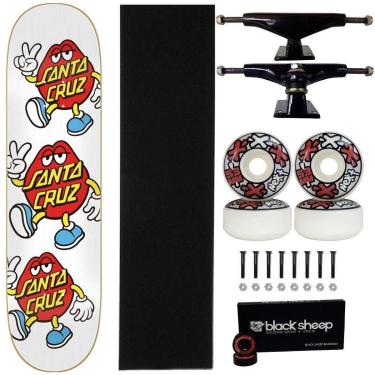 Imagem de Skate Santa Cruz Dot Montado 8.0 Truck 139mm Next 53 Abec 15-Masculino