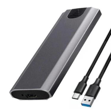 Imagem de Case Ssd M.2 Nvme E Sata Usb 3.1 Tipo-c 10gbps Alumínio - PONTO DO NER