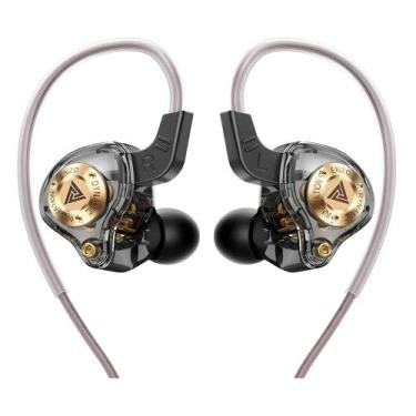 Imagem de Fone De Ouvido Qkz Enzo Pro Com Microfone Preto - PONTO DO NERD