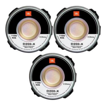 Imagem de 3 Peças Driver Automotivo D200x Titanio Jbl Profissinal 110w