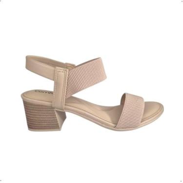 Imagem de Sandalia Comfortflex Social Salto Robusto elastico 5460, 36, Wave almo