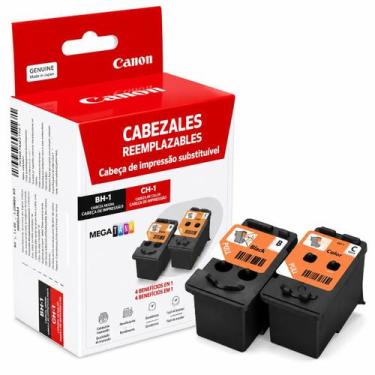 Imagem de Kit Cabeças De Impressão Canon BH1 CH1 Original G3100 G3110 G3111 G411