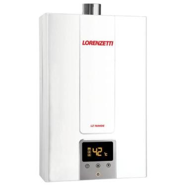 Imagem de Aquecedor a Gás Botijão GLP LZ 1600 15 Litros Branco Digital Bivolt Aq
