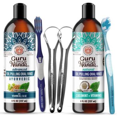 Imagem de Kit de Higiene Bucal GuruNanda Oil Pulling 237ml