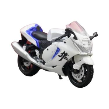 Imagem de Miniatura De Moto Suzuki Hayabusa 2024 Para Meninos, Modelo Em Escala 