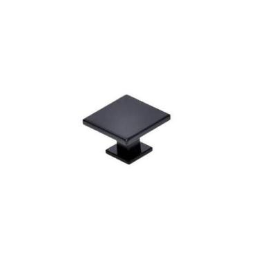 Imagem de Puxador Ponto Quadrado Preto 25mm Hastvel - HASTVEL ACESSORIOS P