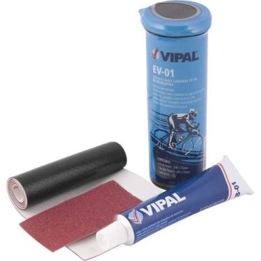 Imagem de Reparo Para Câmara De Ar Estojo Ev 01 Vipal Kit Rv-01 305x75 Adesivo C