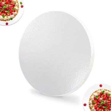 Imagem de Tabuleiro Mdf 9mm Redondo 15cm Para Bolo Confeitaria - Tabuleiros Uno