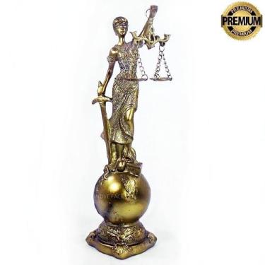 Imagem de Dama Da Justiça Direito Deusa Têmis Estátua Resina Estatueta - Inove F