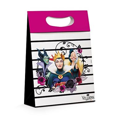 Imagem de Caixa Para Presente Plus Cromus Embalagens na Estampa Essence Vilas com Aba de Fechamento e Alça 18x7,5x25 cm com 10 Unidades