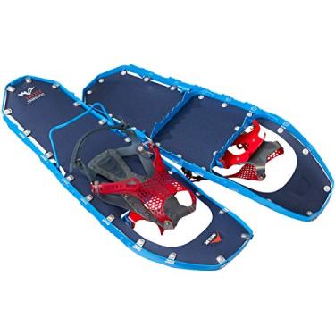Imagem de Sapatos de neve MSR Lightning Ascent Backcountry e Mountaineering com cordas de paragon, par de 63 cm, azul cobalto