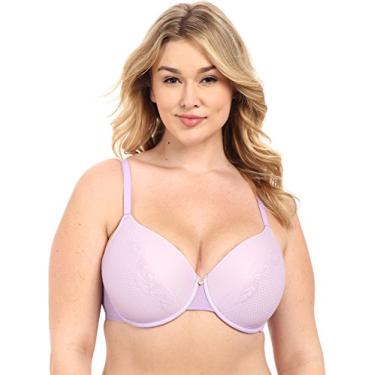 Imagem de Natori Support Sutiã feminino plus size com aro e contorno liso, Viola/Rosa empoeirada, 30G