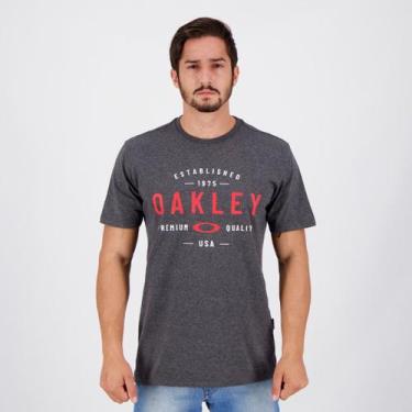 Imagem de Camiseta Oakley Premium Quality Grafite Mescla