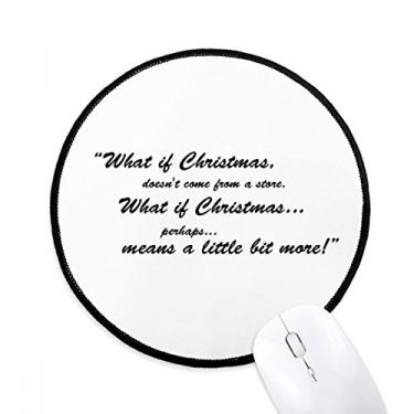Imagem de Mouse Pad Christmas Not Come from A Stares Desktop Office Tapete redondo para computador