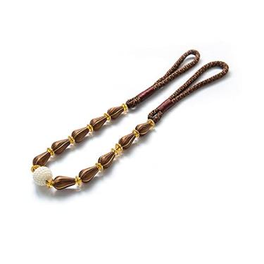 Imagem de Simples perolas para cortinas porta-cortinas para cortinas, Curry, 2 PCS