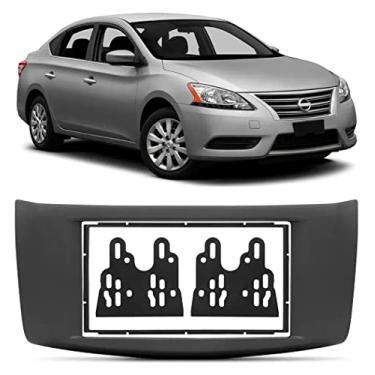 Imagem de Moldura de Painel 2 Din 7" Polegadas Nissan Sentra 2014 2015 2016 2017 2018 2019 2020