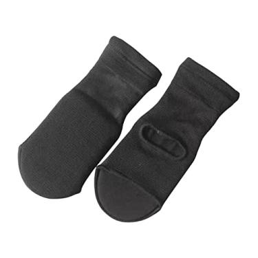 Imagem de simhoa Protetor de pé protetor de pé protetor de pé elástico esportivo para musculação lavável equipamento de proteção para correndo artes marciais, Tamanho S Preto