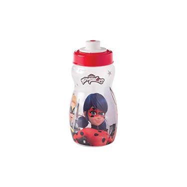 Imagem de Garrafa Squeeze Miraculous Ladybug Plasútil Vermelho 300 Ml