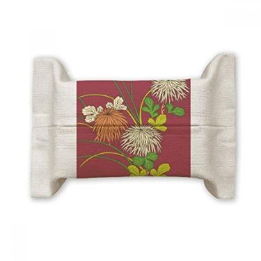 Imagem de Bolsa de linho de algodão com pintura de cultura japonesa para outono