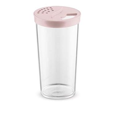 Imagem de Farinheiro Açucareiro Porta Condimentos 500ml Plático Uz cor:Rosa