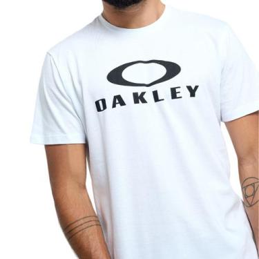 Imagem de Camiseta Oakley Original - O-Bark Ss Tee - Branco - 457289Br
