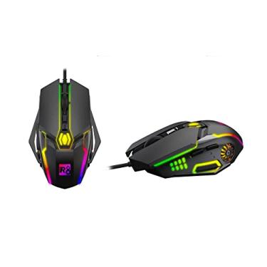 Imagem de Mouse Gamer RGB 7 Botões 7200 DPI Black Iron 1622 R8