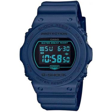 Imagem de Relógio CASIO G-SHOCK masculino azul DW-5700BBM-2DR