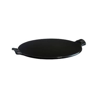 Imagem de Pedra Refratária Redonda para Pizza Emile Henry em Cerâmica 37 cm - Preta