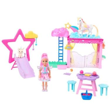 Imagem de Barbie Toque de Mágica Chelsea e Bebê Pegasus - Mattel