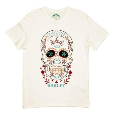 Imagem de Camiseta Oakley Back To Skull Off White