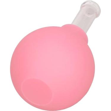 Imagem de Ventosa de Vidro, Ventosa de Silicone, Ventosaterapia, Ventosa Facial para Terapia, Redução de Celulite, Massagem Corporal, Beleza, Pele Rosto, Olhos, Costas (Rosa #1) - 1 Peça