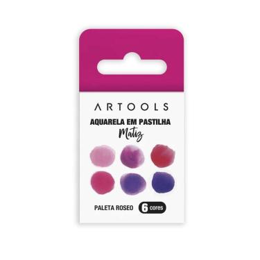 Imagem de Aquarela Em Pastilha 6 Cores Artools