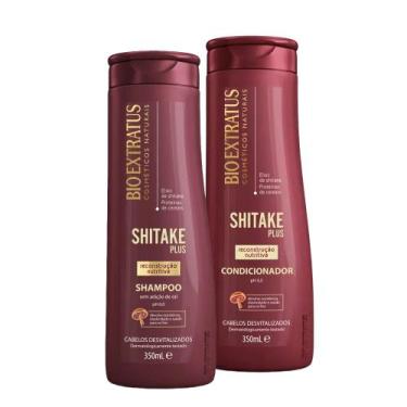 Imagem de Bio Extratus Shitake Plus Kit Shampoo + Condicionador 350ml