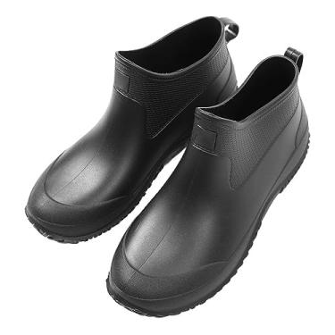 Imagem de Sapatos de Chuva, Sapatos de Chuva Impermeáveis ??Botas de Chuva Antiderrapantes de Tubo Curto Sapatos de Chuva para Lavagem de Carros Atividades Ao Ar Livre Lavagem de Carros (44)