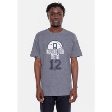 Imagem de Camiseta NBA Half Logo Brooklyn Nets Masculino-Masculino