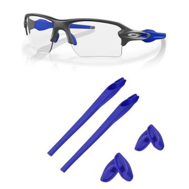 Imagem de Kits de borracha de substituição para óculos de sol Oakley Flak 2.0 OO9295|Flak 2.0 XL OO9188 - Azul
