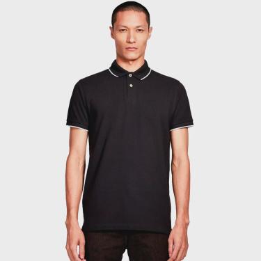 Imagem de Camisa Polo Aramis Classic Ve25 Preto e Off White Masculino