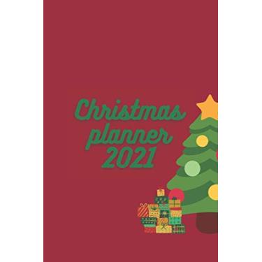Imagem de Red Christmas planner 2021 A5 note book: With headings (Christmas planners 2021)