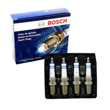 Imagem de Jogo com 4 velas de ignição FR6D+ Corsa / Zafira / C3  - Bosch F000KE0