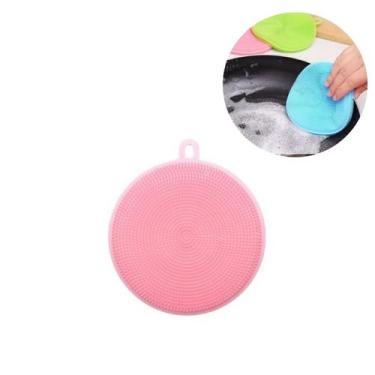 Imagem de Esponja Bucha Silicone Reutilizável Limpeza Lavar Louça Pia - LULLU PE