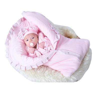 Imagem de Saida Maternidade Inverno delicada - PEQUENO ANJO, Rosa, P